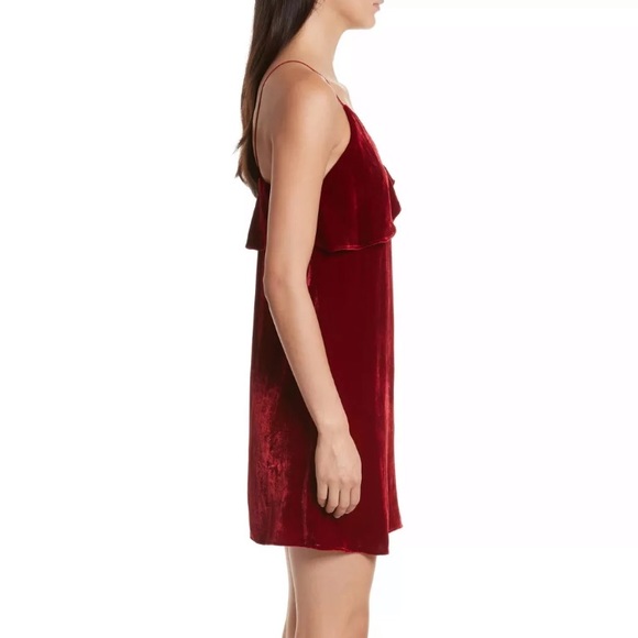 Alice and Olivia red velvet dress. - Picture 4 of 7